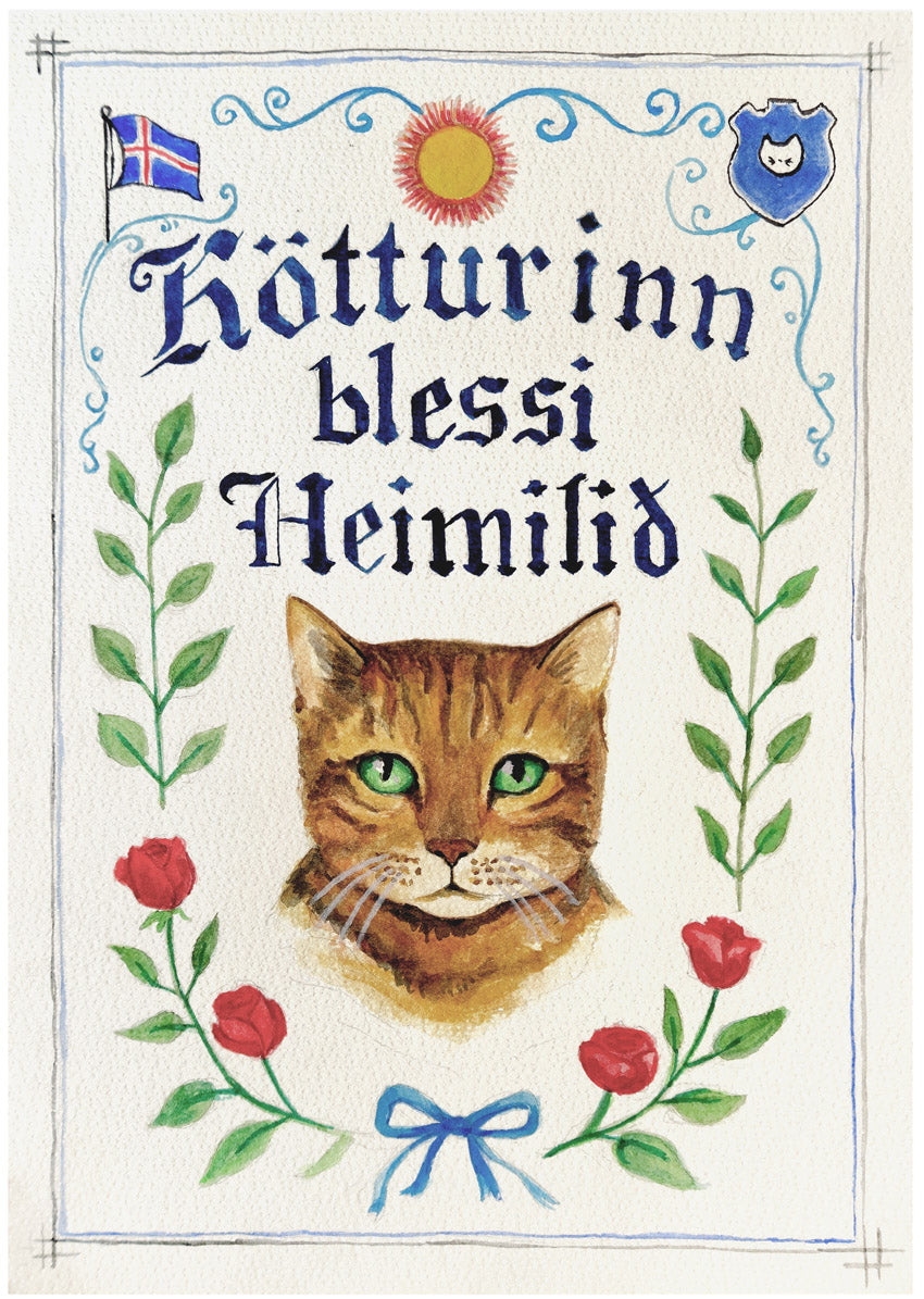 Kötturinn blessi heimilið