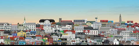 Reykjavíkurborg og tjörnin