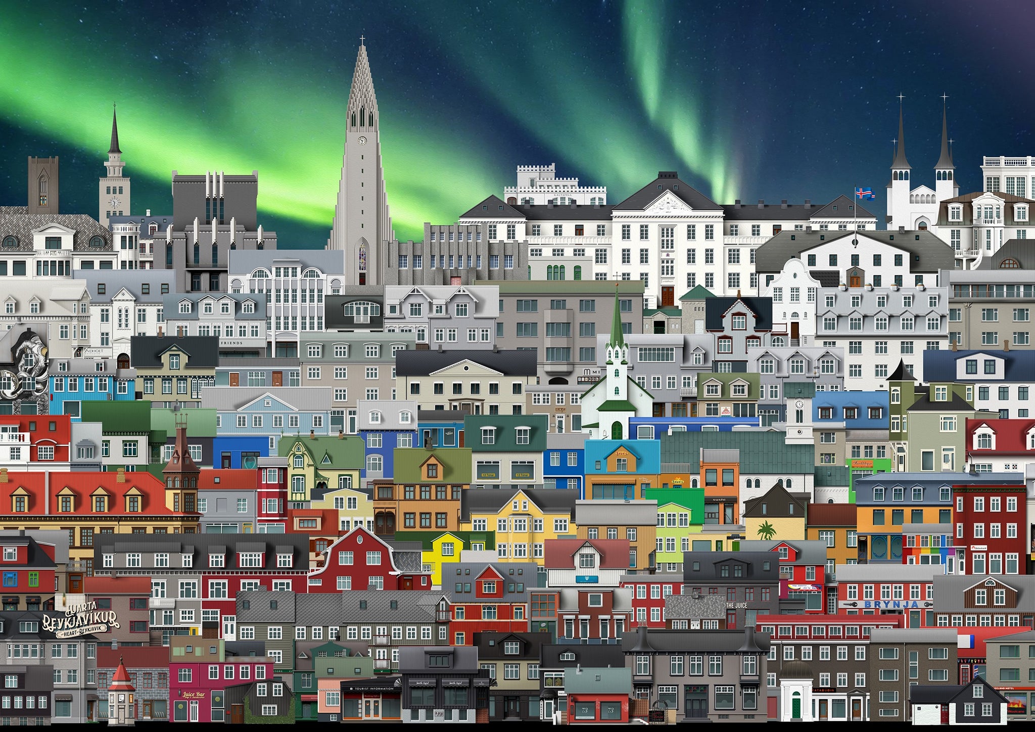 Reykjavíkur veggspjald