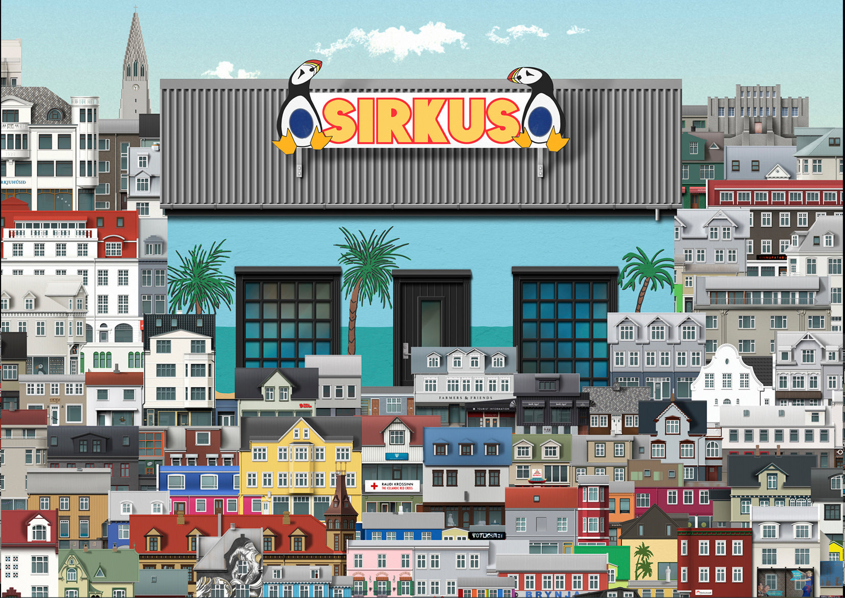 Reykjavíkur veggspjald - Sirkus